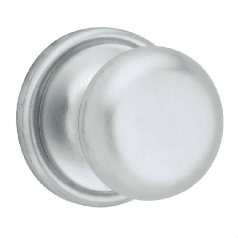 Satin Chrome Knob Inside Trim for Double Cylinder Handleset B84879