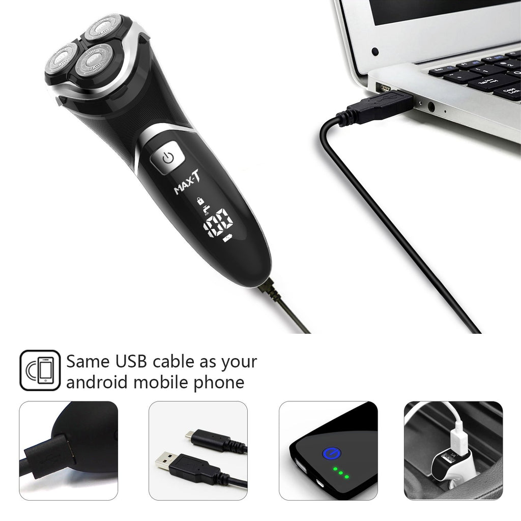 Electric Shaver Razor with Pop Up Trimmer, IPX7 Waterproof, Pack of 2 S57730