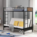 Rustic Twin Over Full Metal Bunk Bed J62428