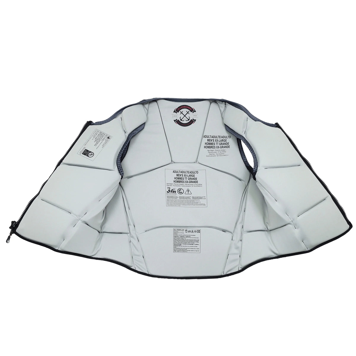 Black 2X-Large Life Jacket and Vest W56859