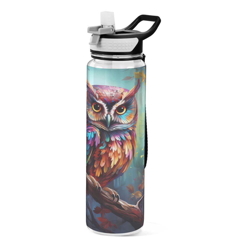 32oz Tritan Leakproof Clear Sports Water Bottle with Straw R67201