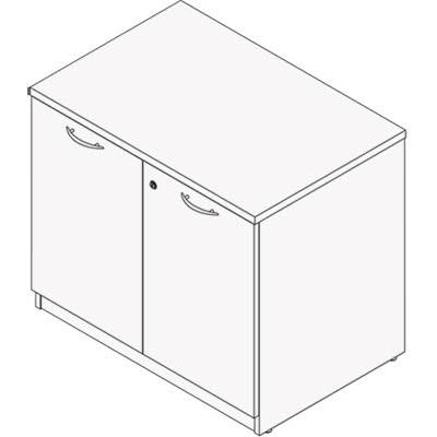 Storage Cabinet 34W x 22 3/4d x 29 1/2H Espresso I619322
