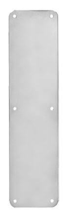 Satin Chrome Self-Adhesive Push Plate N43267