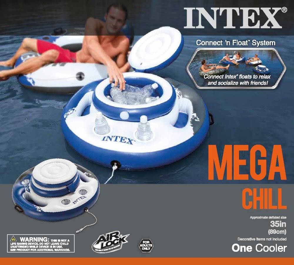 Inflatable Floating 24 Beverage Holder (2 Pack) U8653