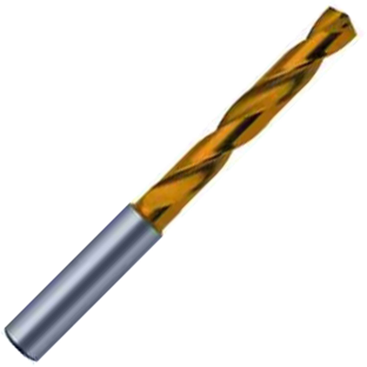 11.3mm Carbide Coolant Fed Drill, Reinforced Straight Shank, 71mm LOC R97481