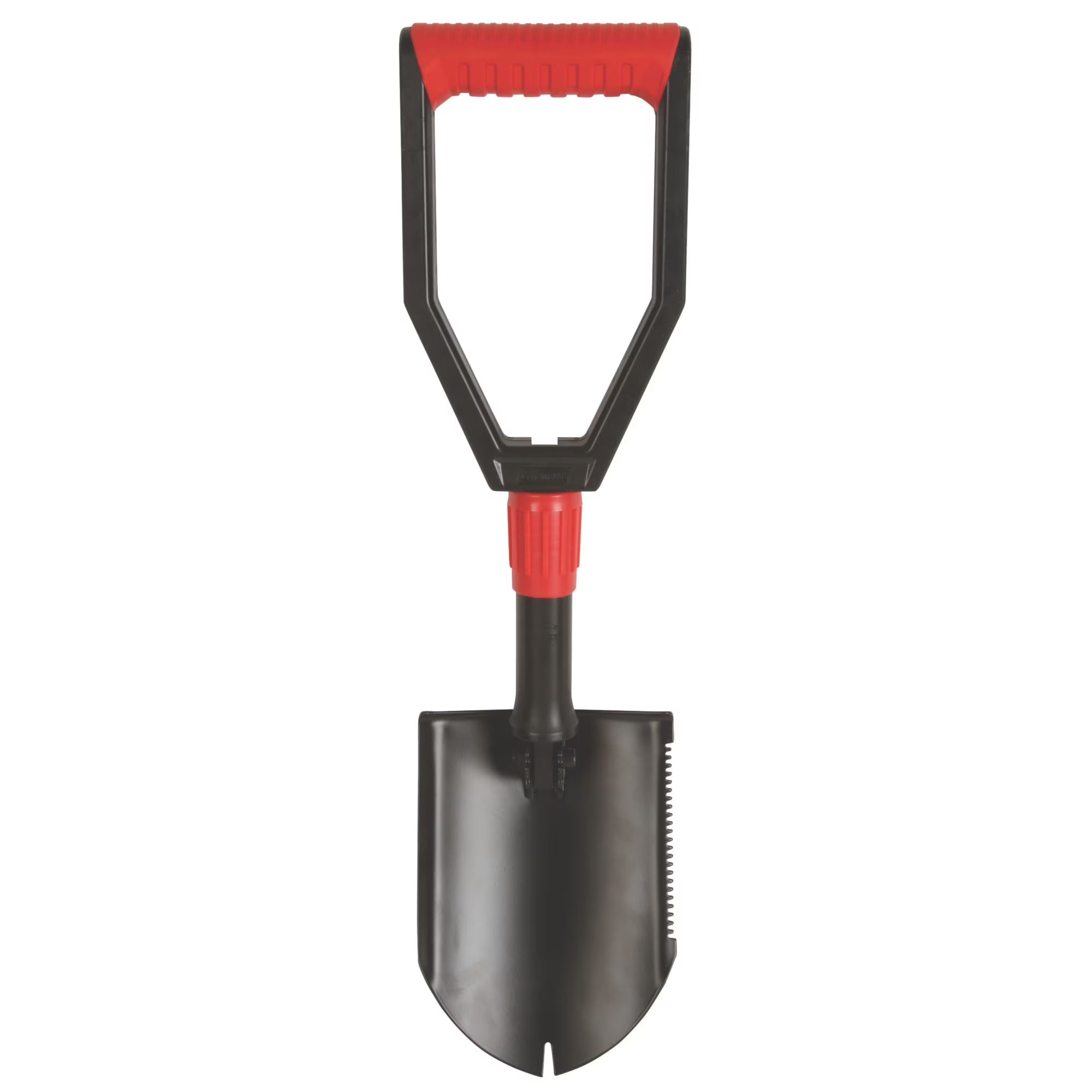 Black and Red Compact Folding Camp Shovel W469751