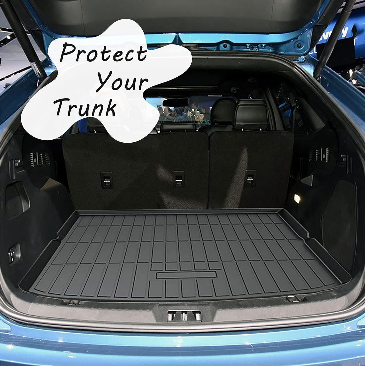 Black Cargo Liner Trunk Mat Tray K220252