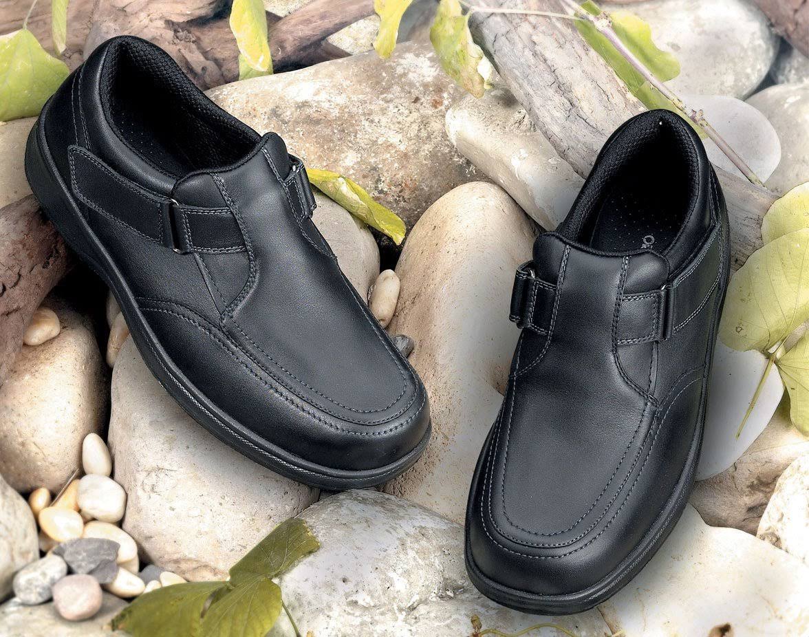 Black Leather Men's Shoes C380
