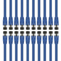 Cat8 Ethernet Cable S/FTP 5ft 10 Pack Blue 24AWG Patch Cable J9669