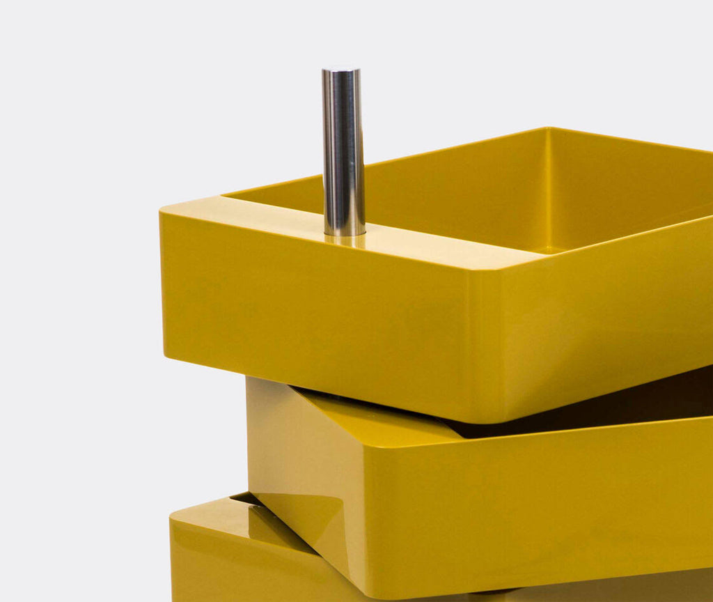 Yellow 5 Compartment Container G240