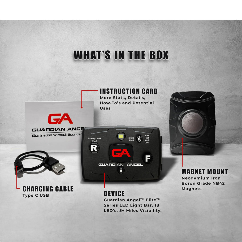 Infrared Hybrid Red/Blue Wearable Safety Light A868