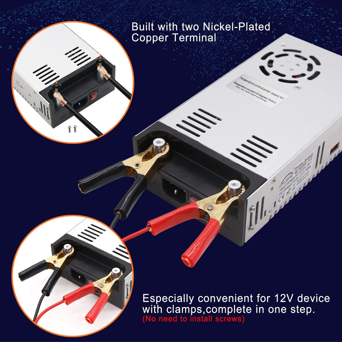 600W Universal DC 12V 50A Adjustable Switching Power Supply A247519