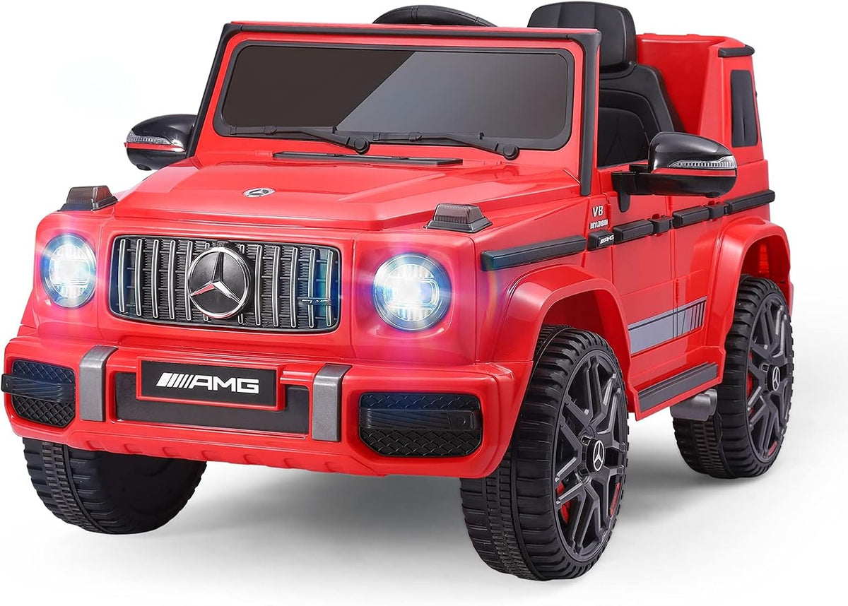 White 12V Ride On Car with Remote Control N680806
