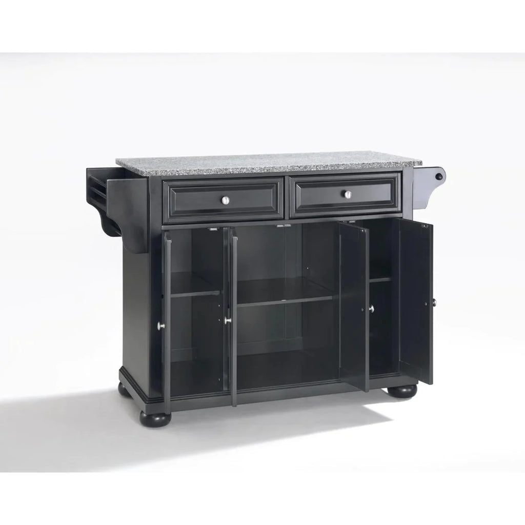 Black Granite Top Kitchen Island O258