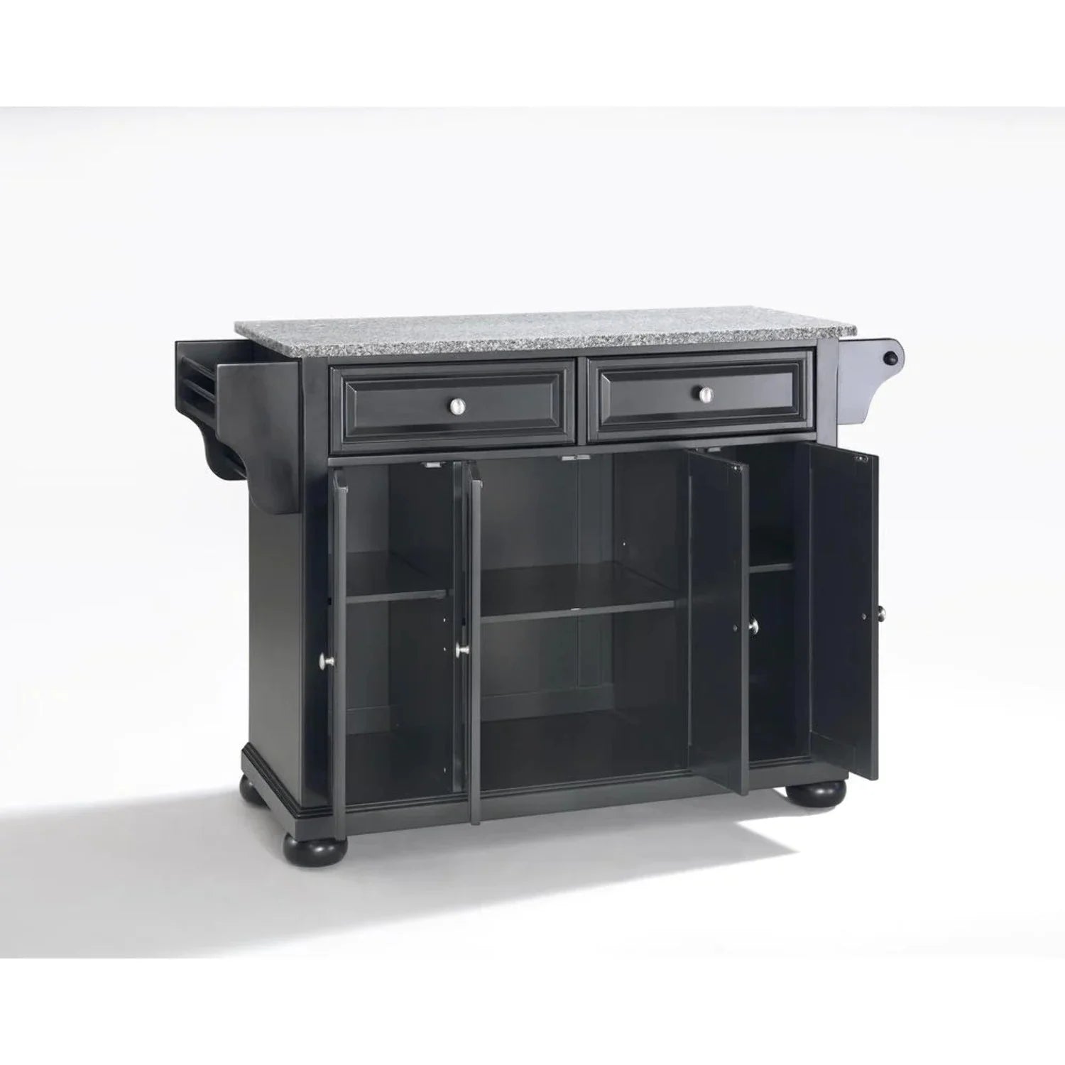 Black Granite Top Kitchen Island O258