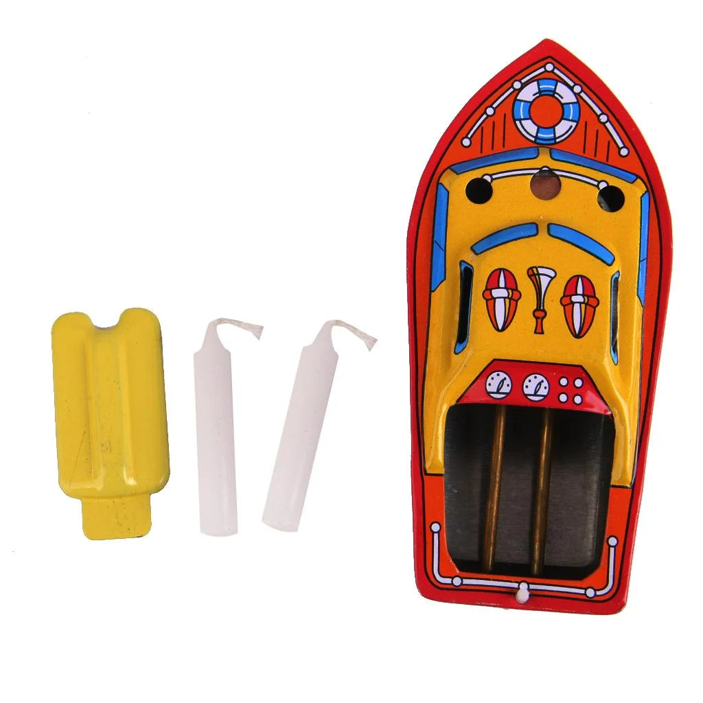 Vintage Tin Toy Boat X142534
