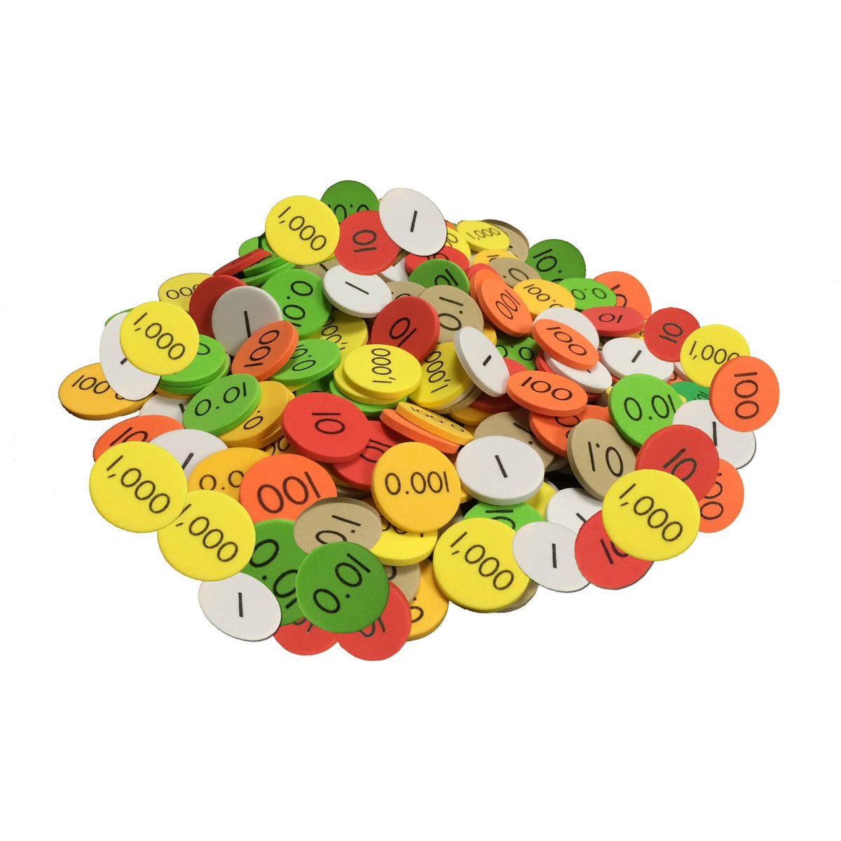 Place Value Disc 7 Value 2100 Set M3560