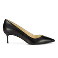 Black Leather Pump N4460