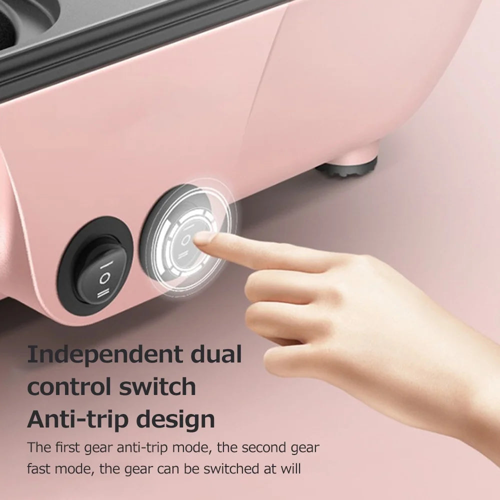 2 IN 1 Electric Grill Pan Hot Pot Barbecue Machine P2048