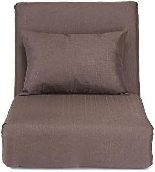 Linen Chair Beige 5-Position Adjustable Sofa T622