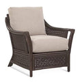 32x22 Wide Armchair Havana/Brown and Beige Stripe V88412