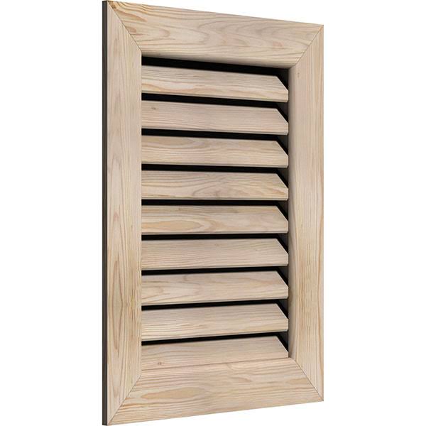 18-in W x 28-in H Vertical Gable Vent Unfinished Smooth Pine I766