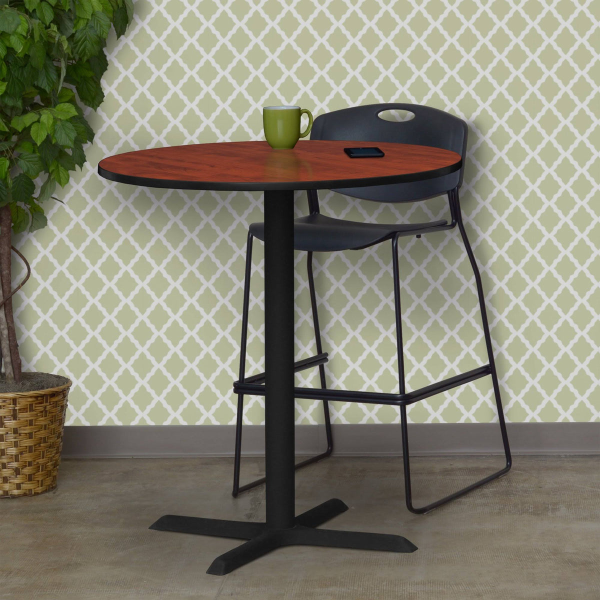 36x22 Round Cafe Table R434