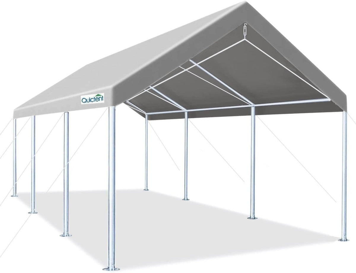 10’x20’ Heavy Duty Galvanized Carport Car Canopy Shelter G4502