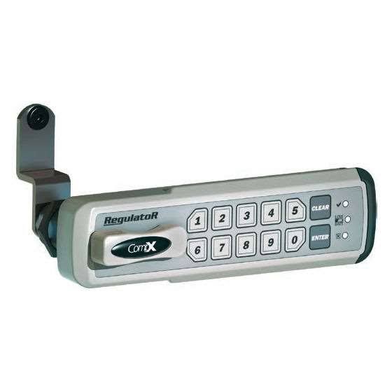 Electronic Push Button Cabinet Lock 1 3/4 in Left Hand R23349