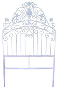 Antique White Iron Twin Headboard D543863