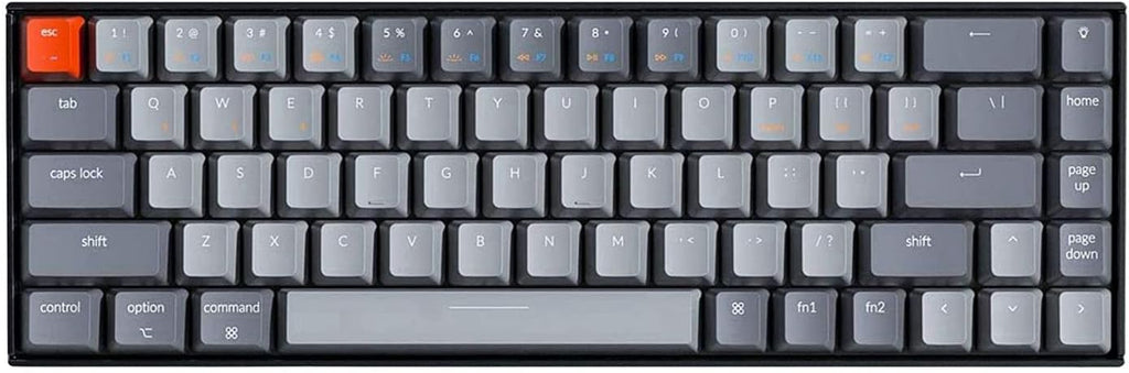 65% Compact Wireless Mechanical Keyboard with Hot-swappable White Backlight J969452