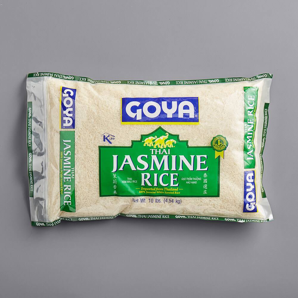 10 lb Thai White Jasmine Rice - 4/Case W45909