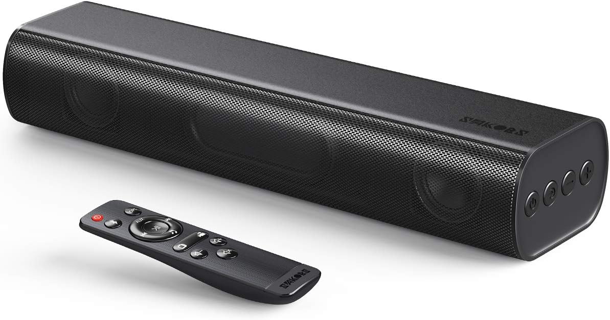 16'' Mini Sound Bar with Bluetooth, AUX/Opt, Pack of 2 M630