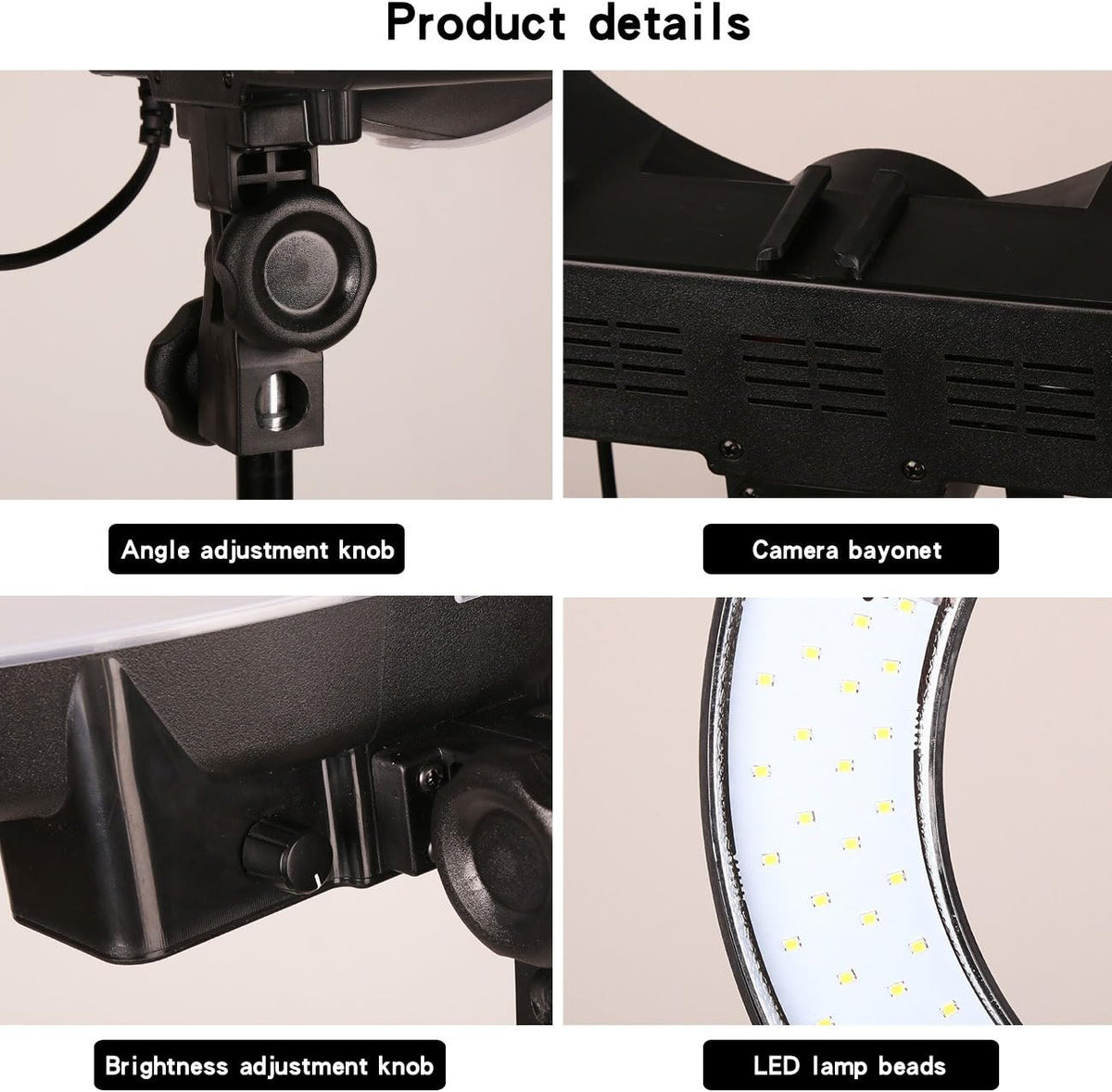 18 inch 65W LED Ring Light with Stand Bag L772824