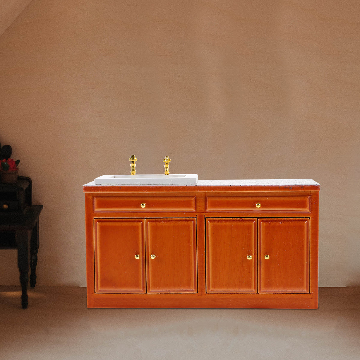 Mini Wooden Counter Sink B979