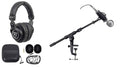 Podcast Interview Microphone with Stand Boom Arm and Headphones A752162