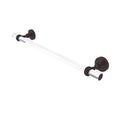 Antique Bronze 24 in. Towel Bar with Twisted Accents X476625