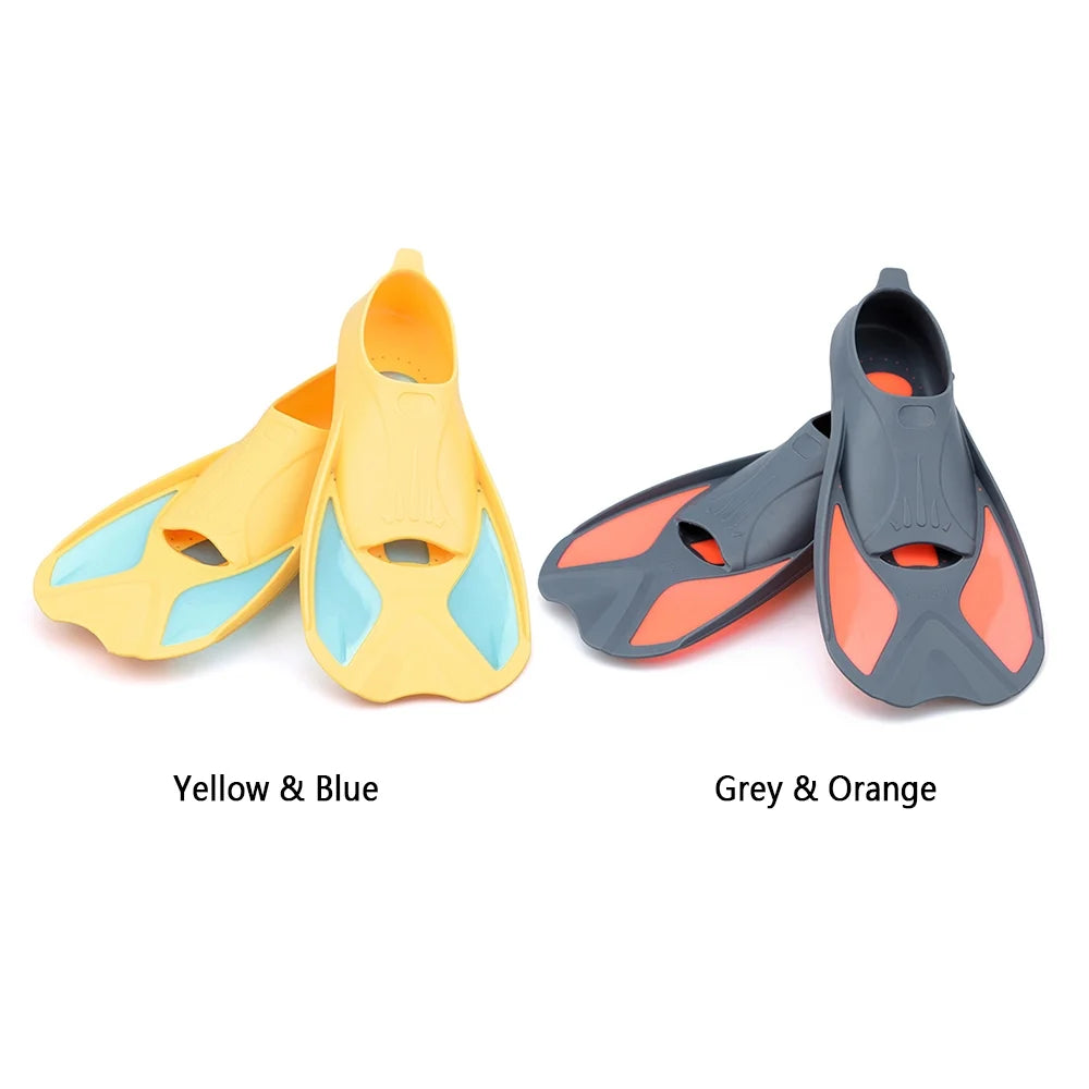 Short Swim Fins for Swimming Snorkeling Training J232