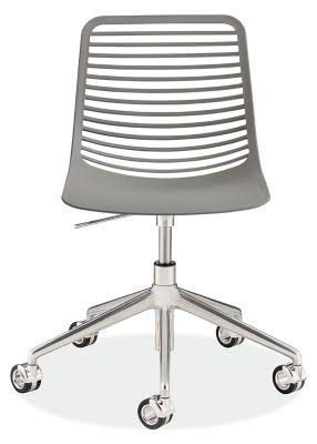 Grey Mini Swivel Office Chair U2722