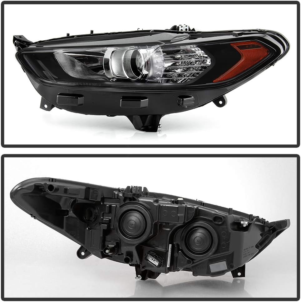 Black Housing Projector Headlights Headlamps Assembly H293