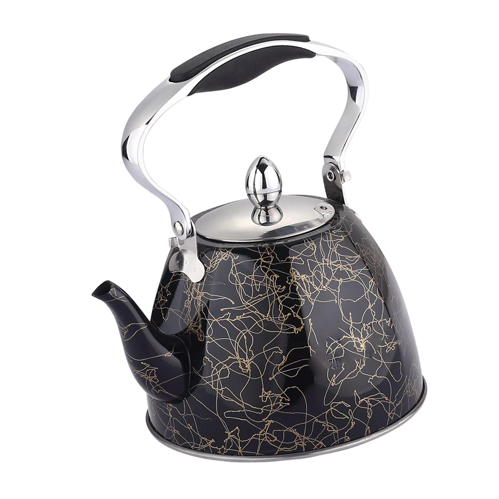 Black Gold 1L Tea Kettle with Anti Scald Handle D69023