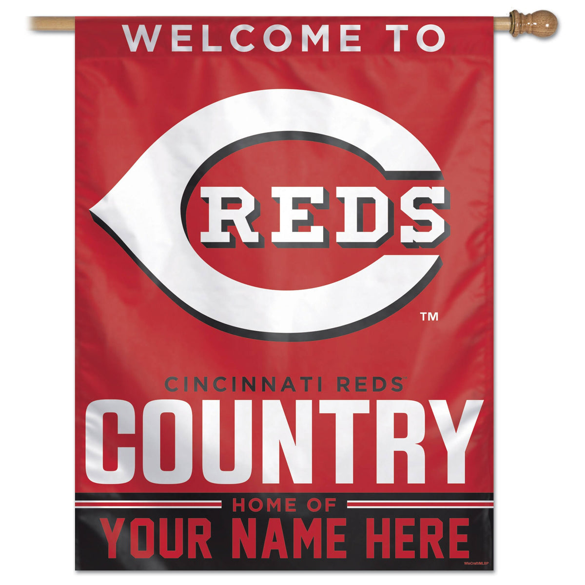 Cincinnati Reds Vertical Banner H895