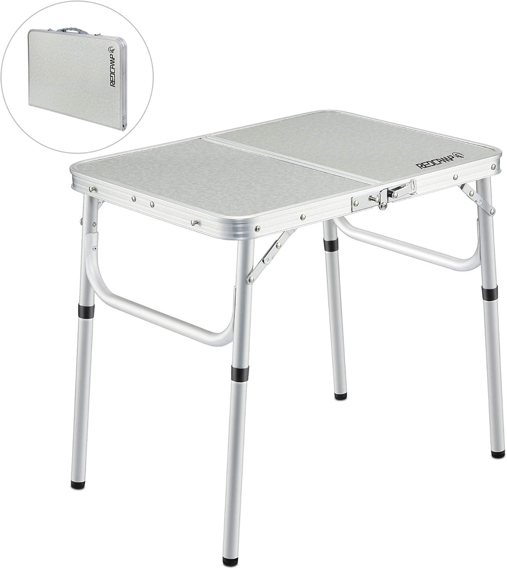 Folding Camping Table, 3ft Portable Aluminum Outdoor Table H861