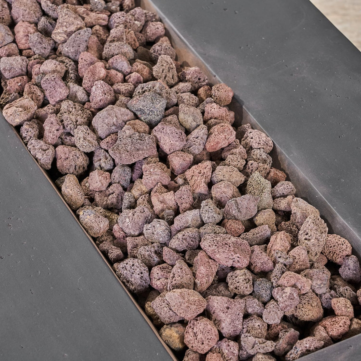 Dark Gray Outdoor Fire Pit Z376