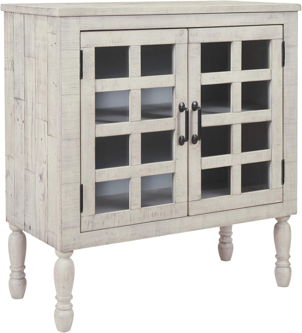 White Accent Cabinet F92474