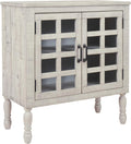 White Accent Cabinet F92474