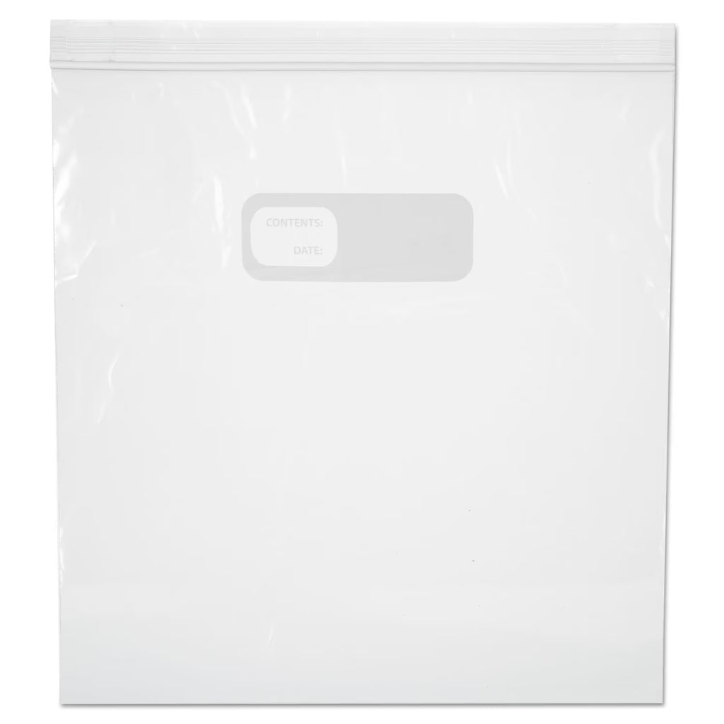 Reclosable Food Storage Bags, 1 gal, Clear, 250/Box Q192
