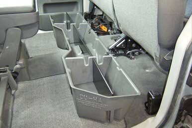 Under Seat Storage Case Black E668