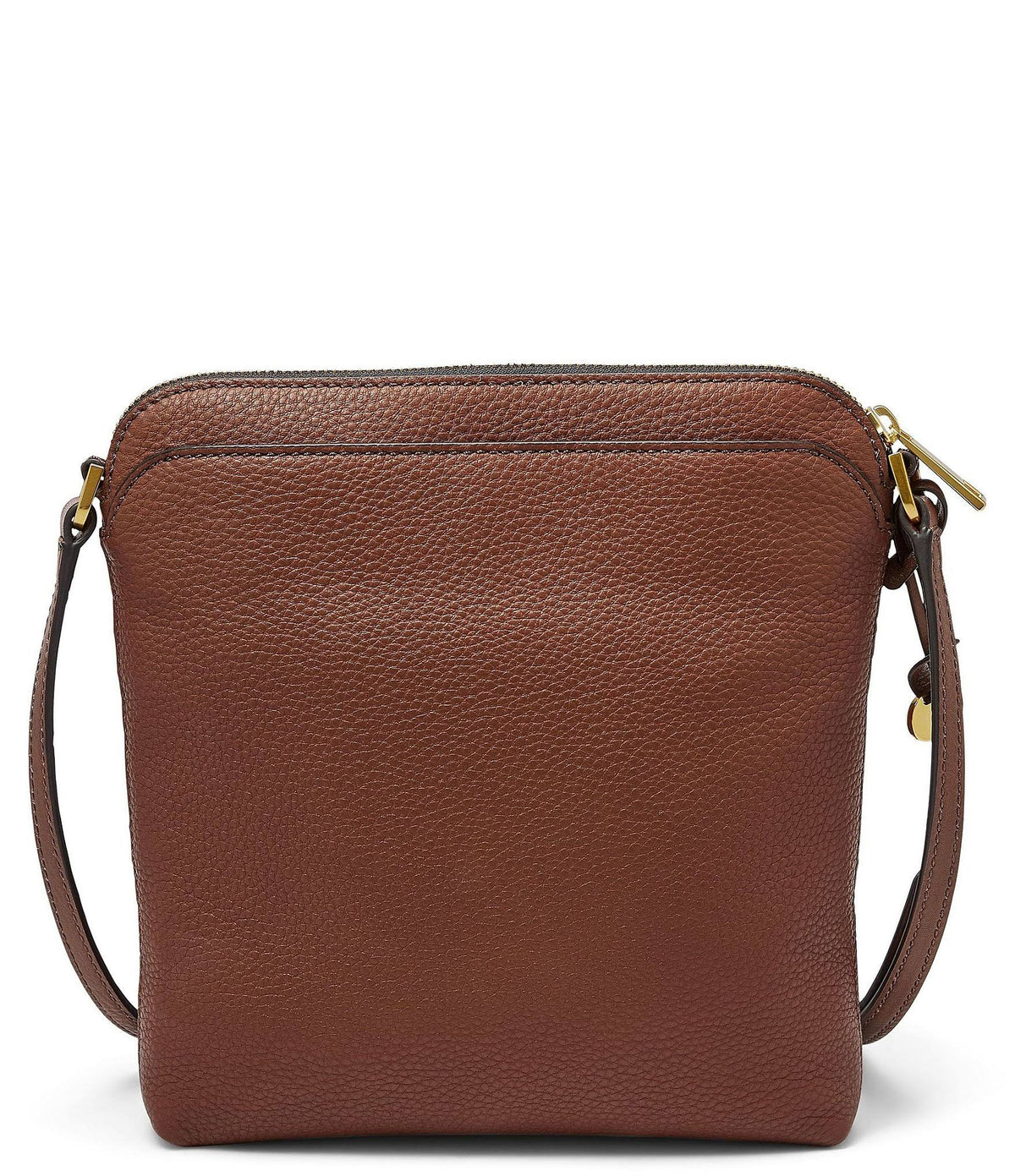 Black Leather Crossbody F4419