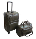2-Piece Green Croco Print Traveler Spinner Set L853285